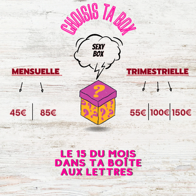 Sexy Box mensuelle 45€