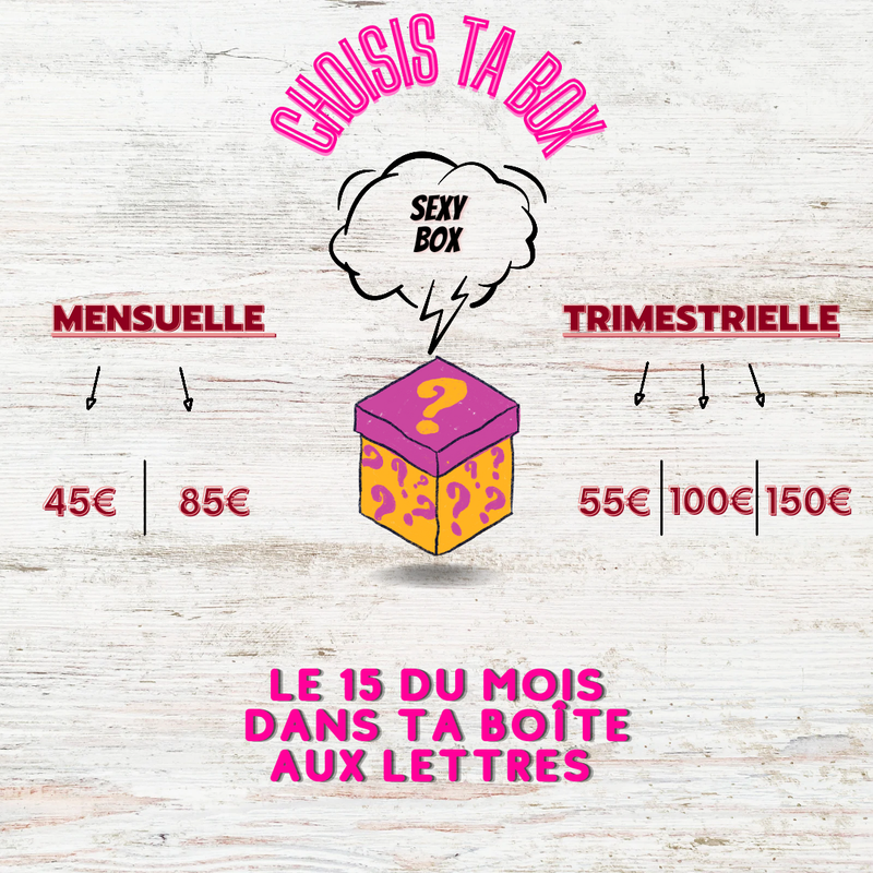 Sexy Box mensuelle 45€