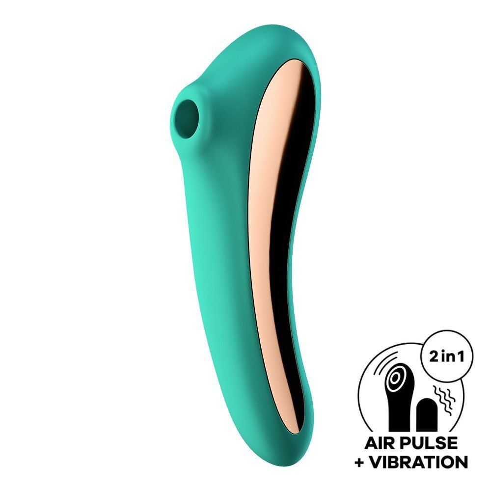 Stimulateur et Vibromasseur Satisfyer Dual Kiss - 3 COLORIS