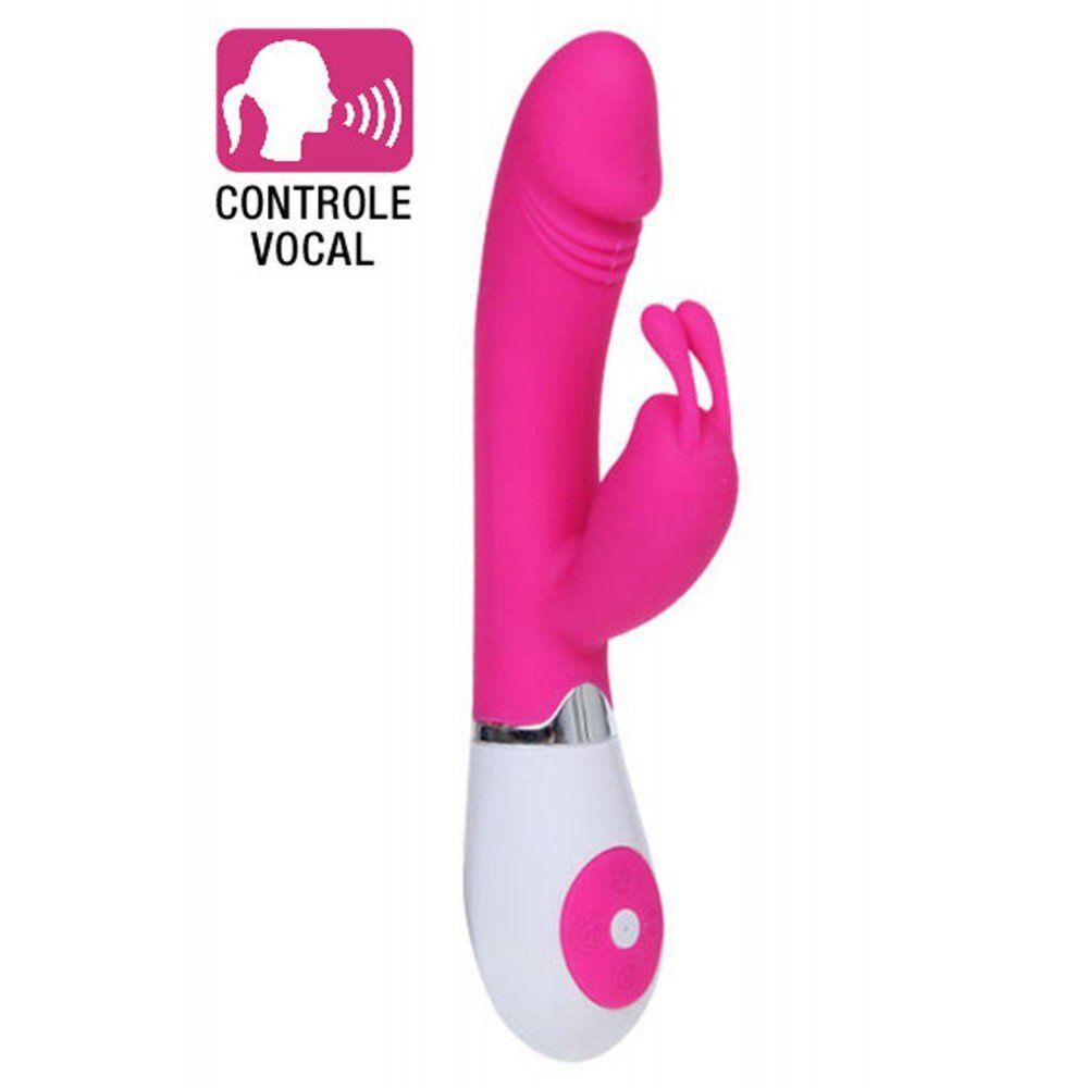 Vibromasseur rabbit 30 vitesses contrôle vocal