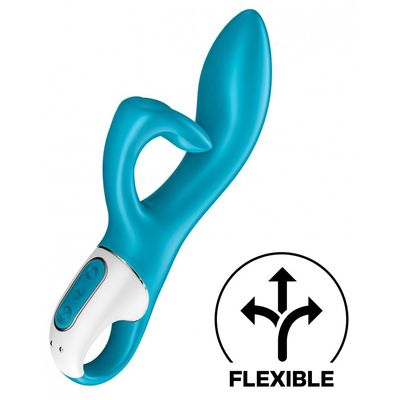 Vibromasseur Rabbit Embrace Me Satisfyer 20cm Bleu