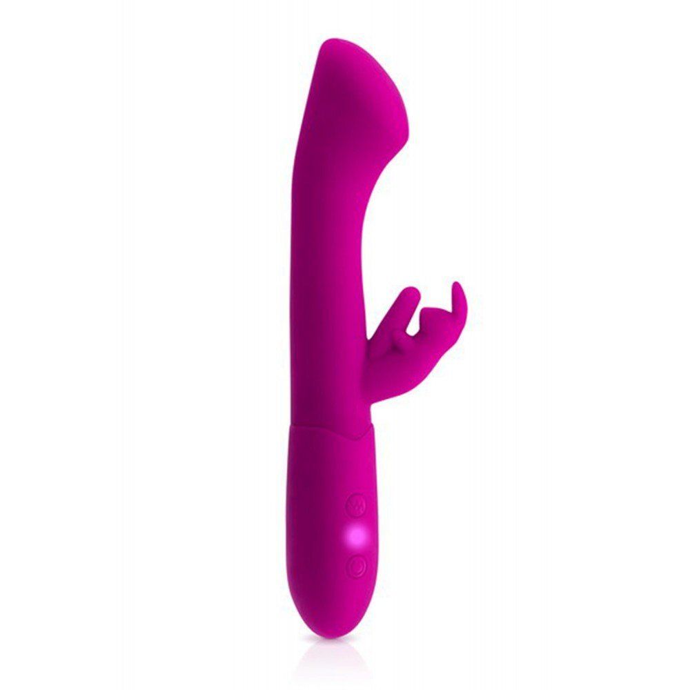 Vibromasseur rabbit rose USB stimulant 10 programmes
