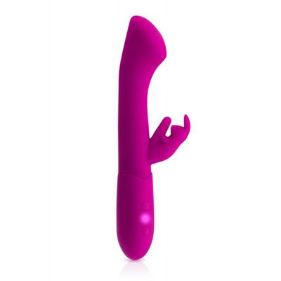 Vibromasseur rabbit rose USB stimulant 10 programmes