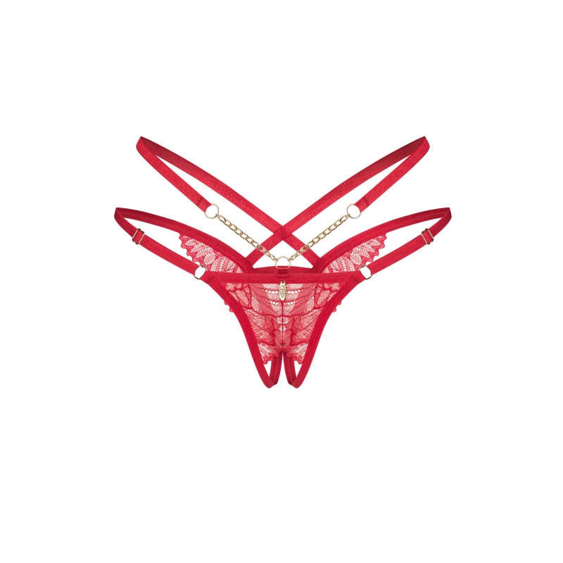 Matildea string ouvert Rouge