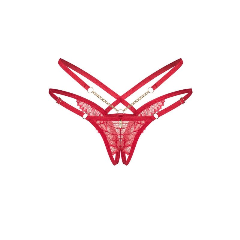 Matildea string ouvert Rouge
