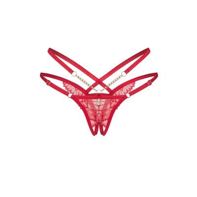 Matildea string ouvert Rouge