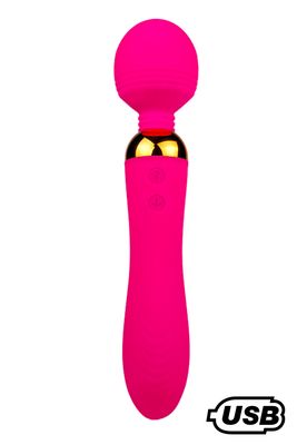 SHAKE 2 en 1, Vibromasseur Wand USB avec 2 puissants moteurs