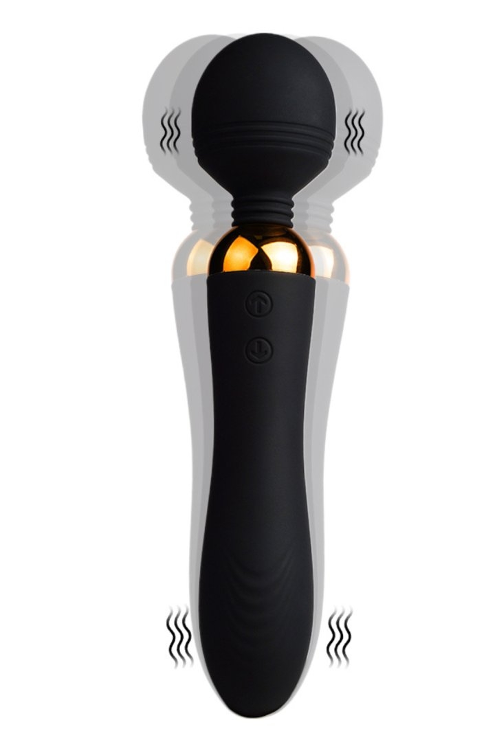 SHAKE 2 en 1, Vibromasseur Wand USB avec 2 puissants moteurs