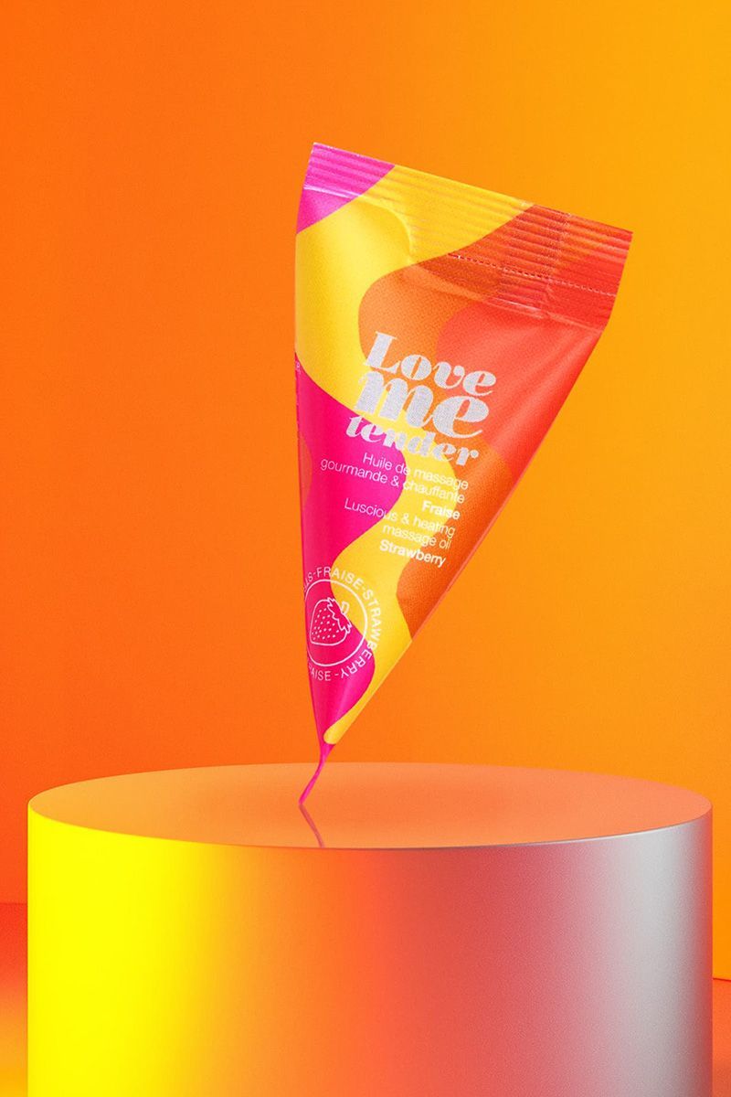 Berlingot Love me Tender 10ML chauffante comestible 5 parfums