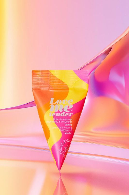 Berlingot Love me Tender 10ML chauffante comestible 5 parfums