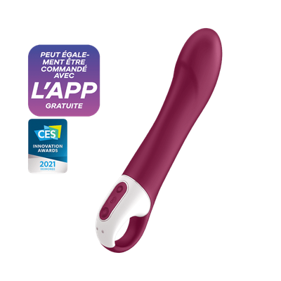 Vibromasseur chauffant Simple, Rabbit ou point G connecté - Violet