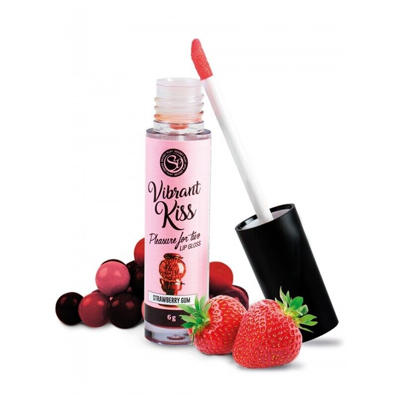 Gloss sexe oral vibrant 100% comestible / Plusieurs parfum