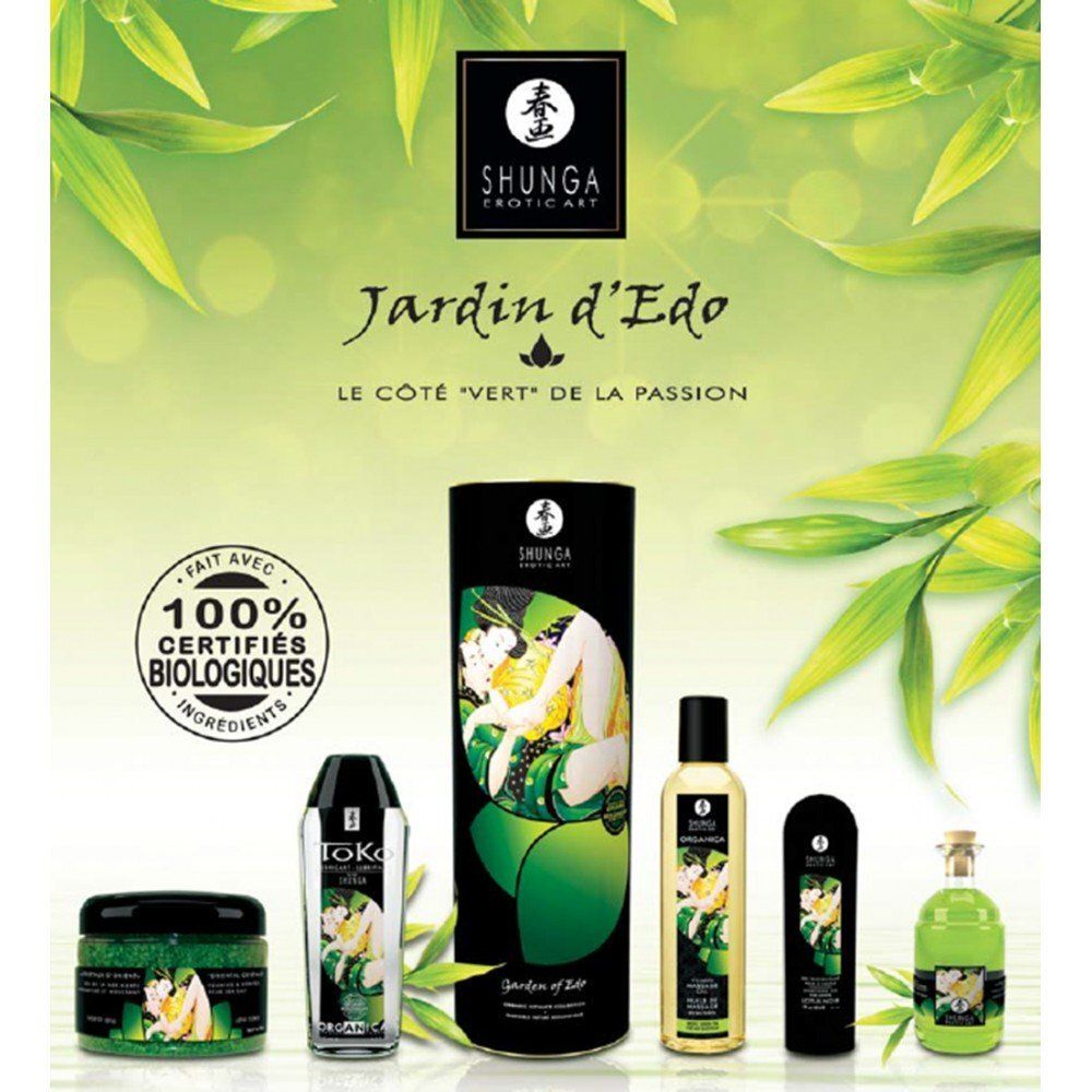 Coffret bio plaisir massage lubrifiant sels de mer Coffret bio plaisir massage lubrifiant sels de mer
