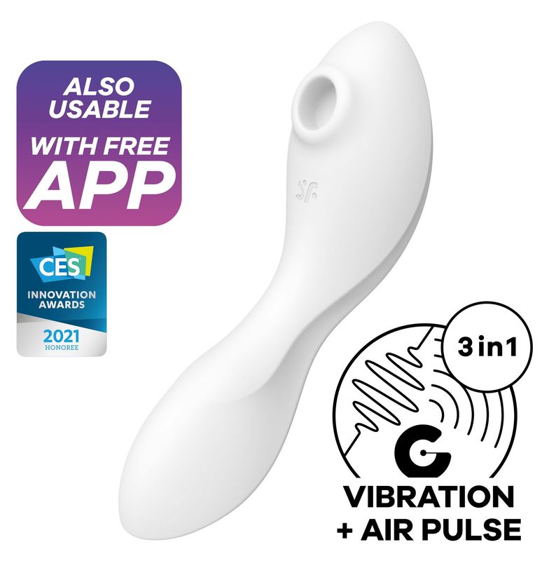 Stimulateur de clitoris connecté Curvy trinity 5+ Satisfyer