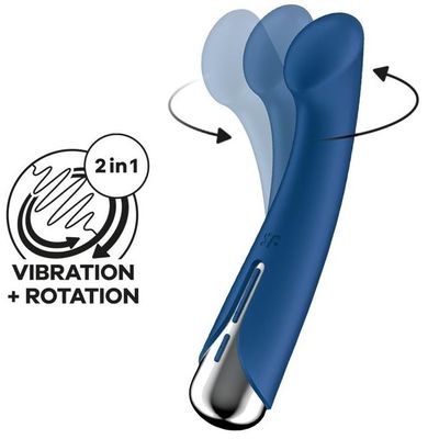 Vibromasseur point G tête rotative USB Spinning g-spot 1 Satisfyer