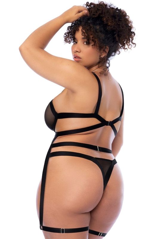 Body string grande taille noir