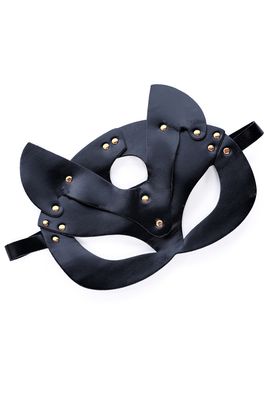 Masque félin en faux cuir