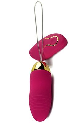 Oeuf vibrant rose et doré avec télécommande