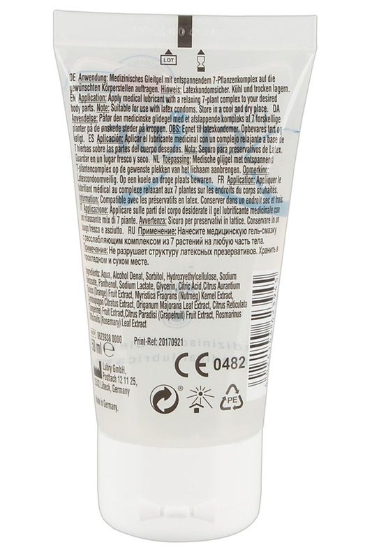 Lubrifiant anal à base d'eau végétalien