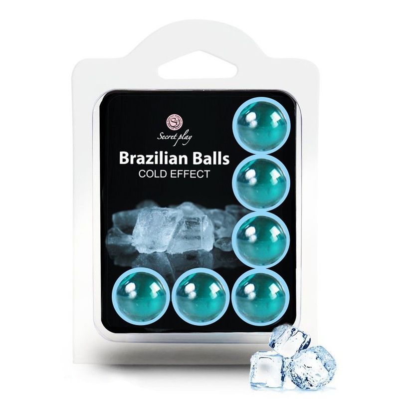 Boules de massage Brésiliennes lubrifiante à effet x6