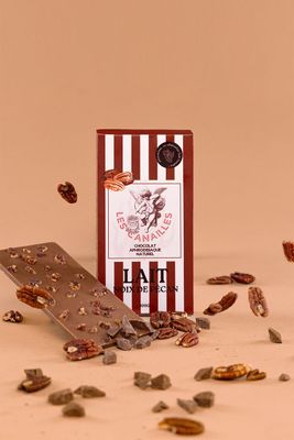 Chocolat au lait noix de pécan - Tablette 100g