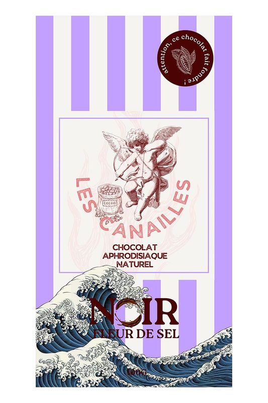 Chocolat noir fleur de sel - Tablette 100g