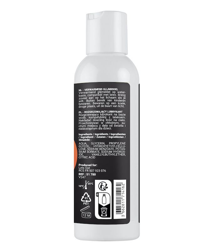 Lubrifiant Effet Chauffant Sensualube 150ml - Vegan