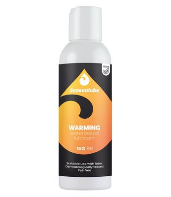 Lubrifiant Effet Chauffant Sensualube 150ml - Vegan Lubrifiant Effet Chauffant Sensualube 150ml - Vegan