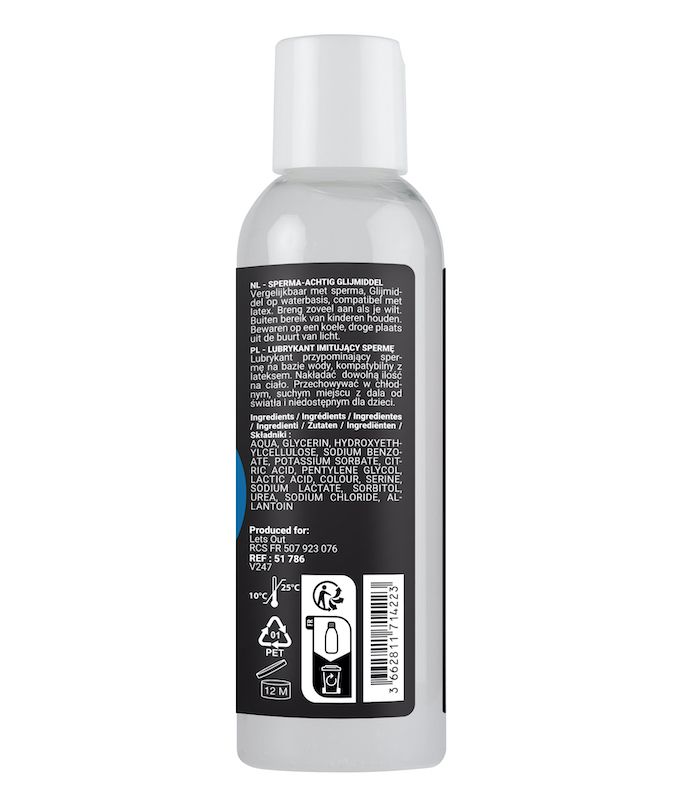 Lubrifiant Aspect Sperme Sensualube 150ml - Vegan