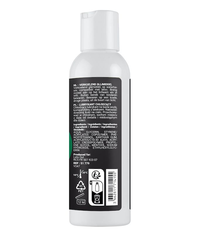 Lubrifiant Effet Froid Sensualube 150ml - Vegan