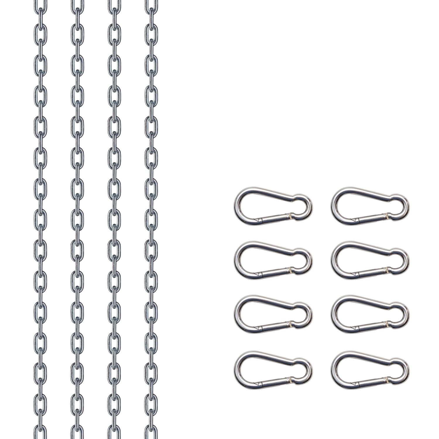 Kit 4 Chaînes Acier Chromé pour Sling 4 Points 110cm Kit 4 Chaînes Acier Chromé pour Sling 4 Points 110cm