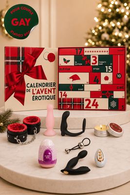 Calendrier de l’Avent érotique 24 surprises pour couple gay 2026 Calendrier de l’Avent érotique 24 surprises pour couple gay 2026
