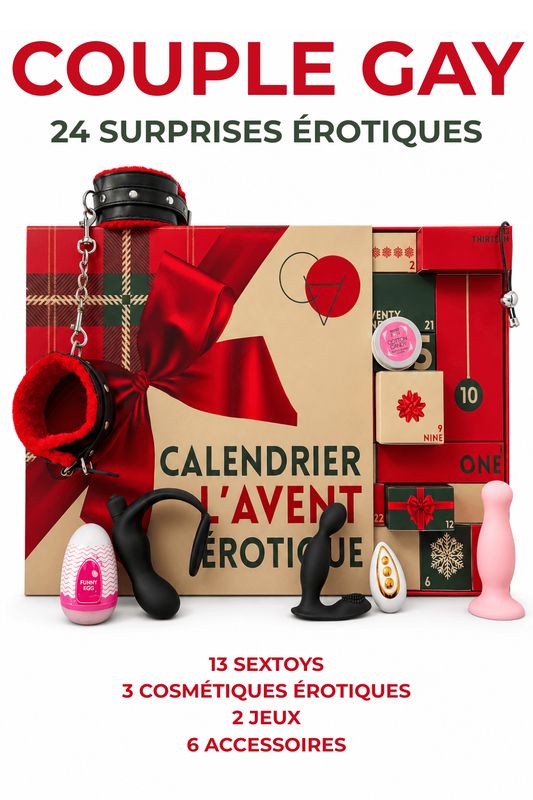 Calendrier de l’Avent érotique 24 surprises pour couple gay 2026