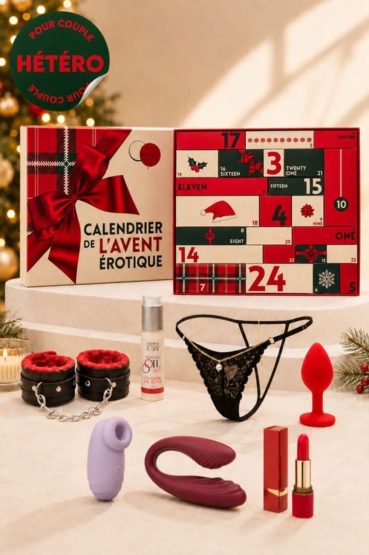 Calendrier de l’Avent érotique 24 surprises pour couple hétéro 2026 Calendrier de l’Avent érotique 24 surprises pour couple hétéro 2026