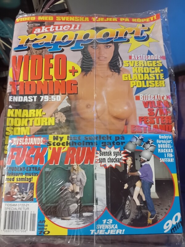 Aktuell rapport 21-22.1999.+vhs fuck and run.