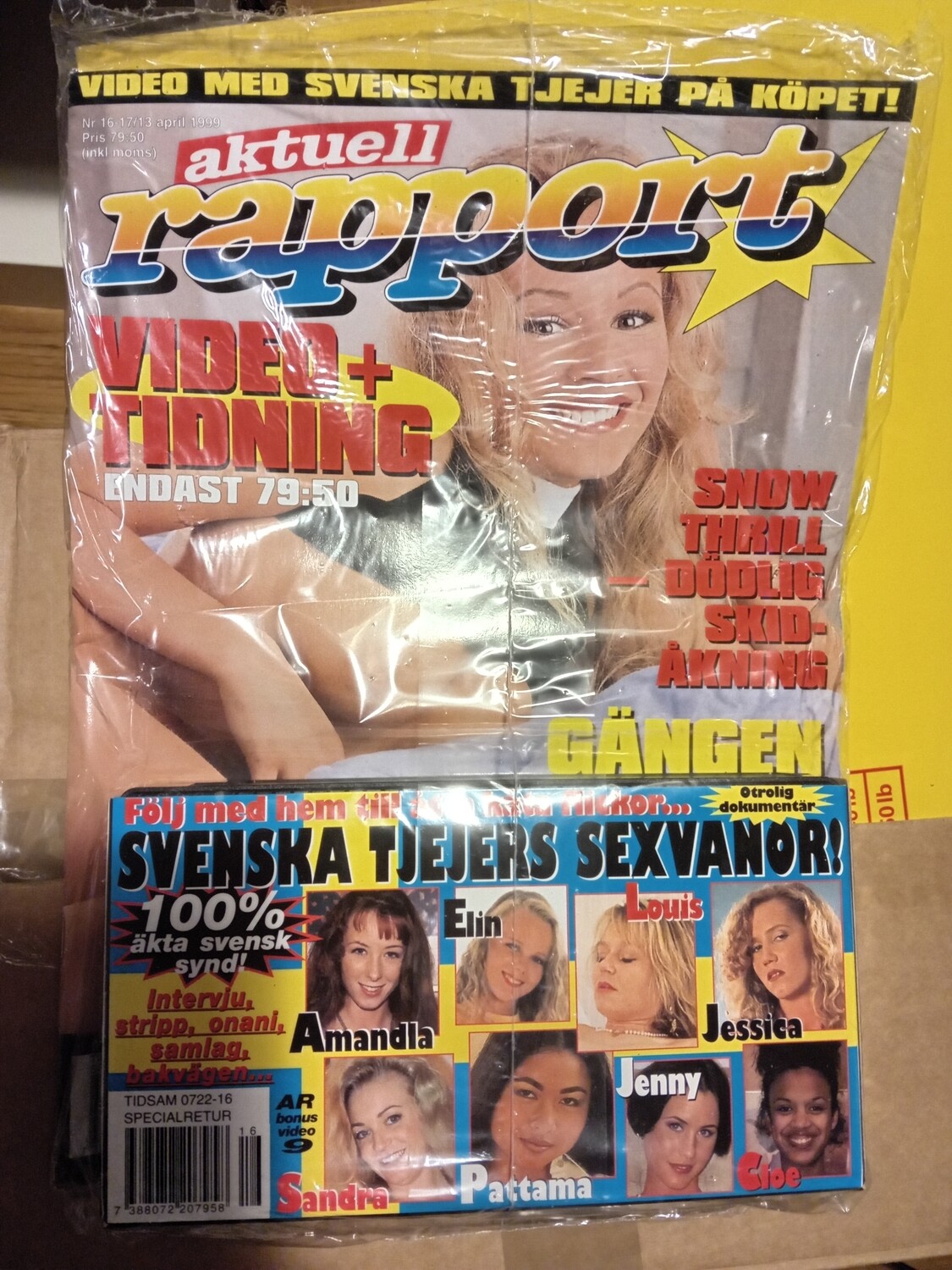 Aktuell rapport nr 16.1999+vhs 