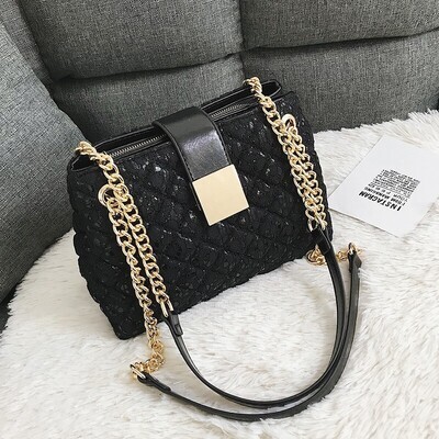 Retro Lace Shoulder Bag: Trendy All-Match Messenger Bag for Women