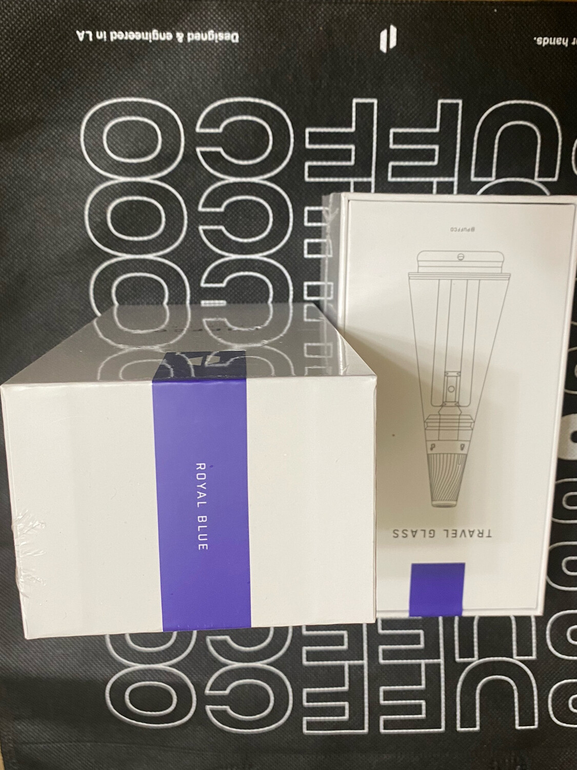 Puffco Travel Glass (Royal Blue)