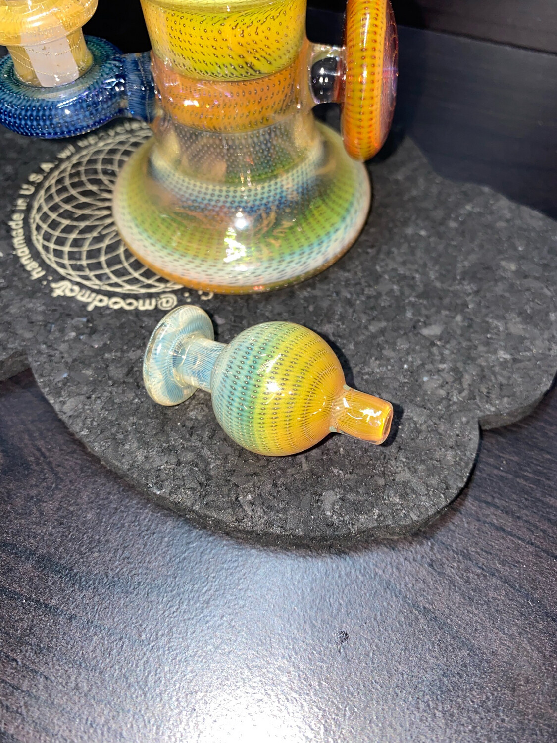 Charlie Shaw Bubble Trap Carb Cap (pictured on a 25mm Banger)