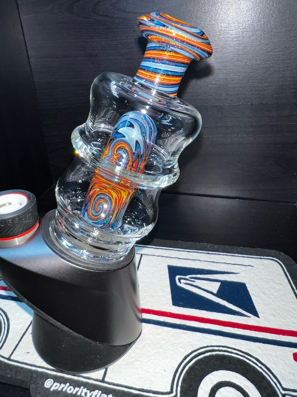 Moonboot710 Dichroic Wig Wag Puffco Attachment