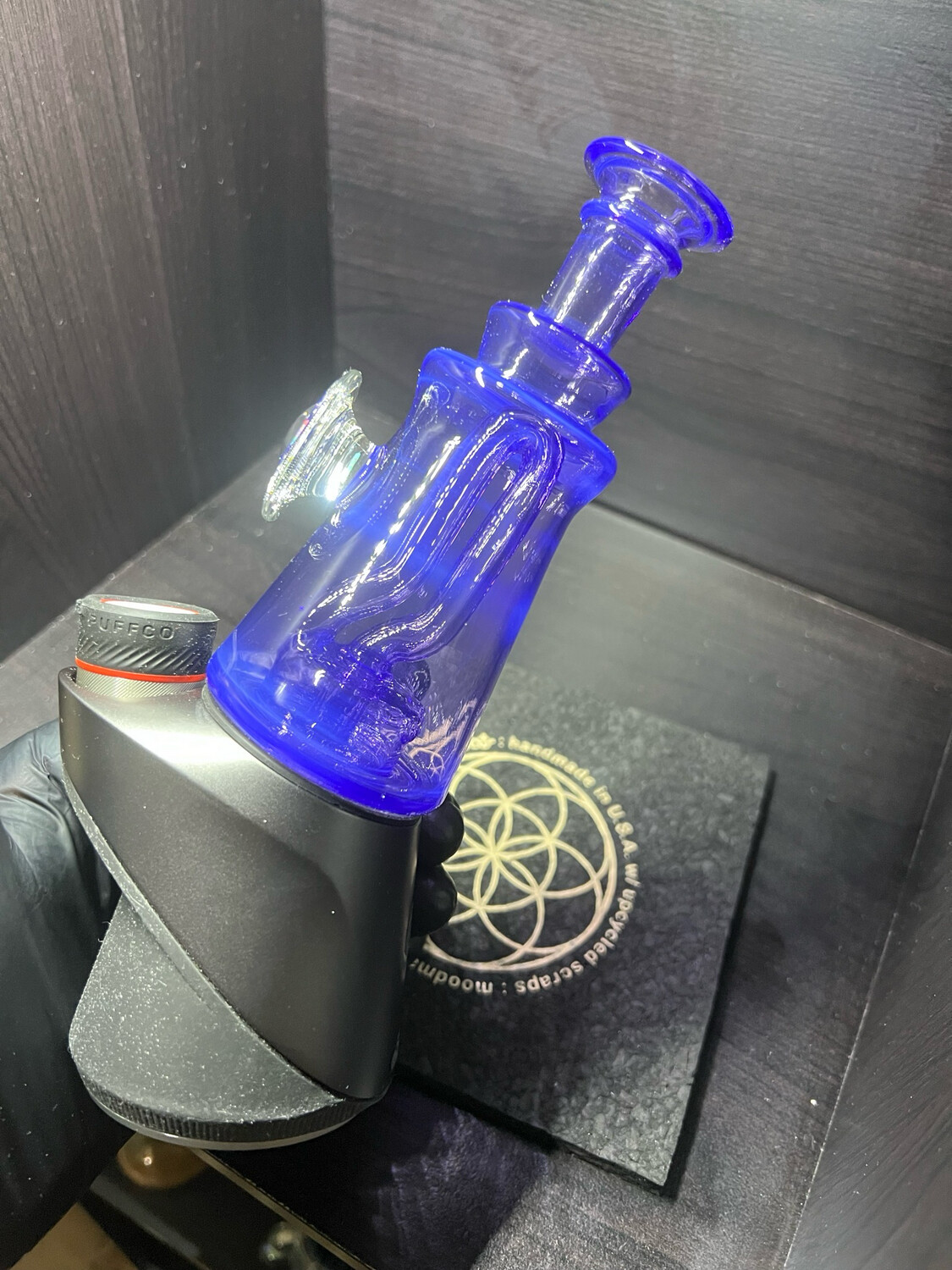 Baby Gorilla Puffco Attachment(Empire) (3 Hole Fixed Disc Perc)