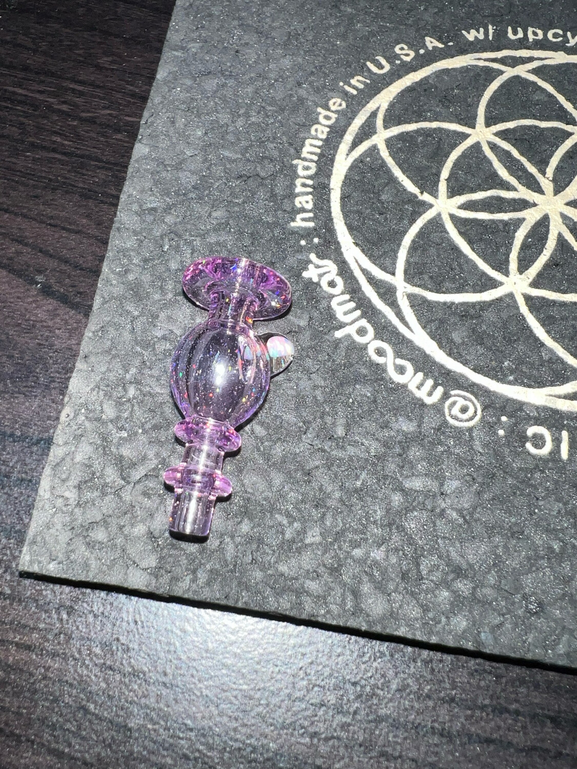Charlie Shaw Peak Pro/Flux Joystick Cap (Gold Purple Cropal)