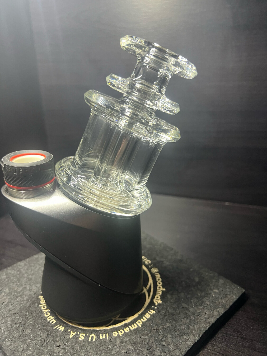 Professor Glass Puffco Wide Body Chugger(Clear)