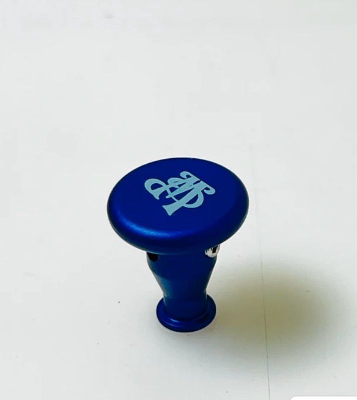(Puffco Pro/Flux Compatible) American Made Mad hatter Aluminum Joystick With Adjustable Air Flow (Blue)