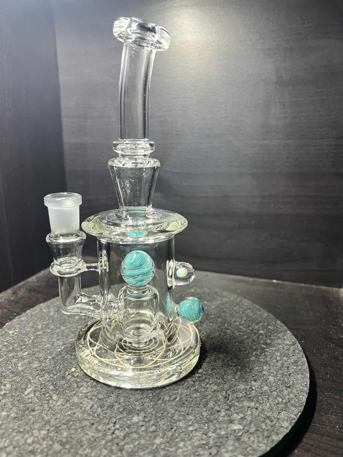 The Glass Mechanic X Moonboot710 14mm Banger Hanger With Two Hole Fixed Perc
