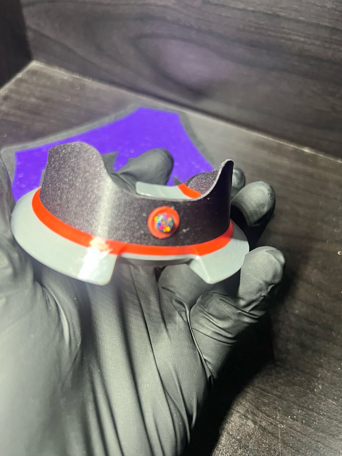 Puffco Pro 3DXL Stabilizing Base From The Daboratory With Black Opal Inlay