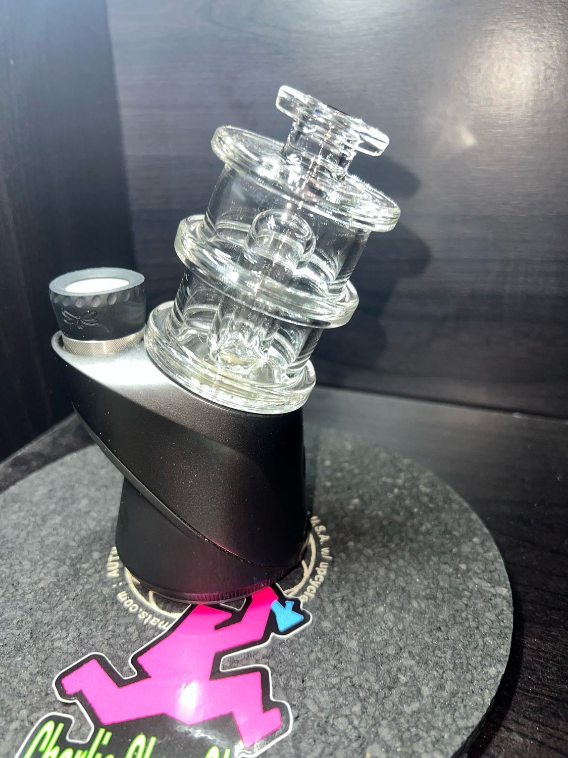 Charlie Shaw Puffco Attachment 3 Hole Dome Style Perc