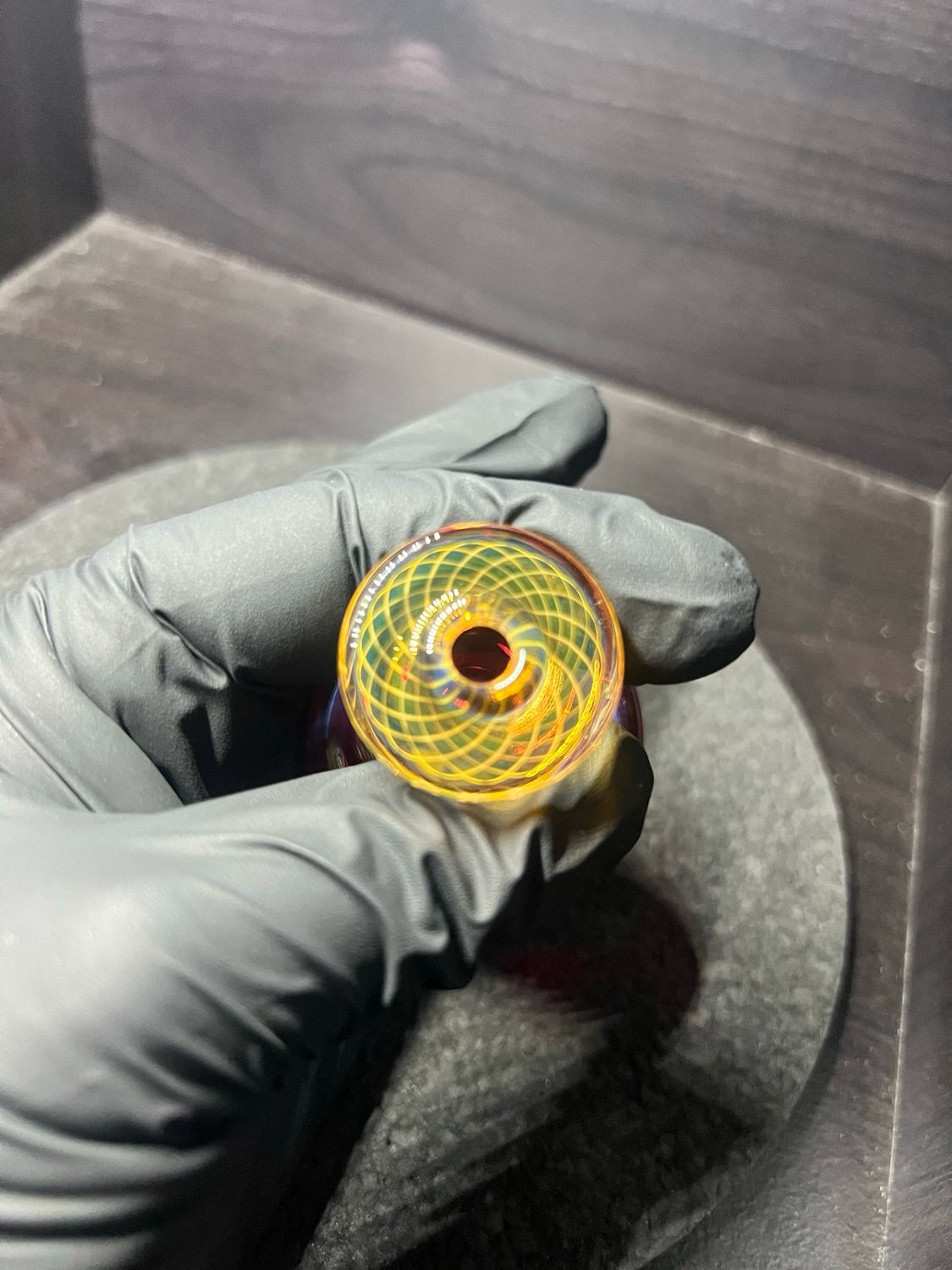 Gatez Glass Fully Worked Fumicello Dry Puffco Peak Attachment