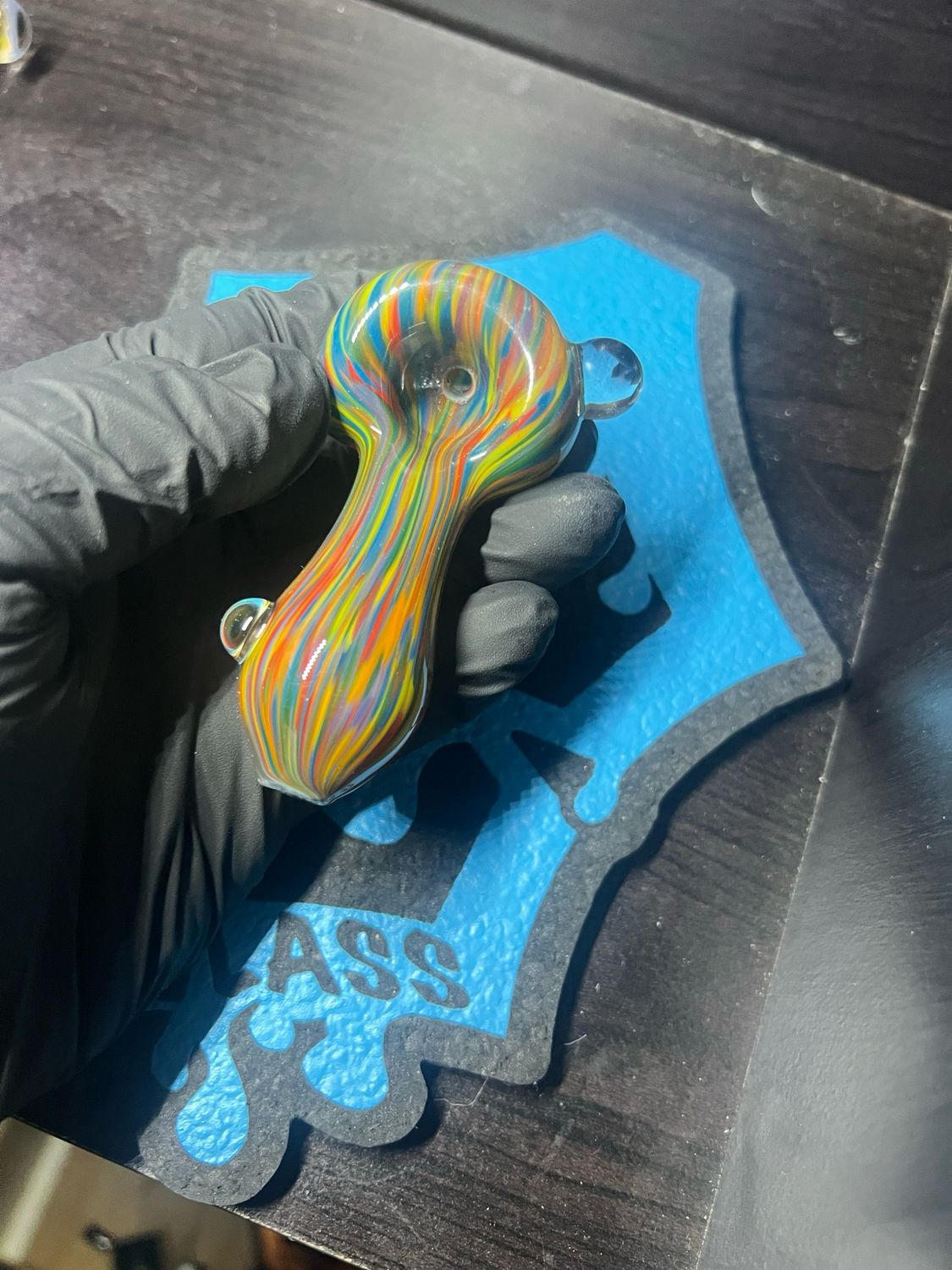 Snook Glass Frit Spoon