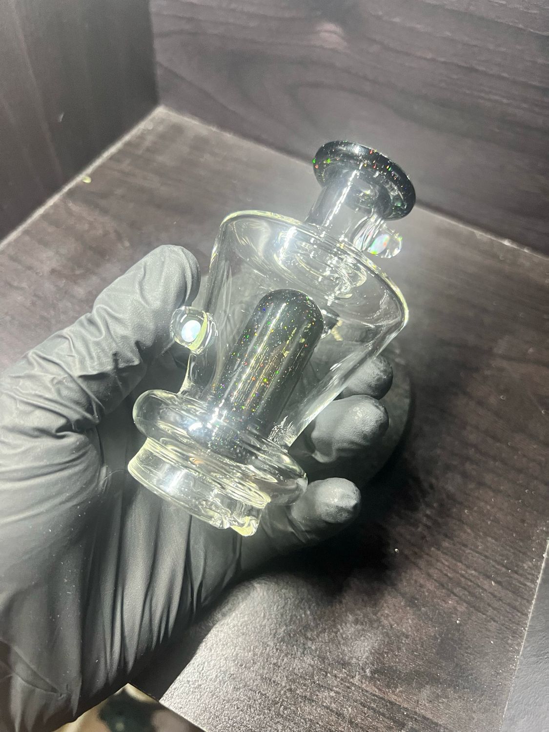 Charlie Shaw Crushed Opal Puffco Top (3 Hole Dome Perc